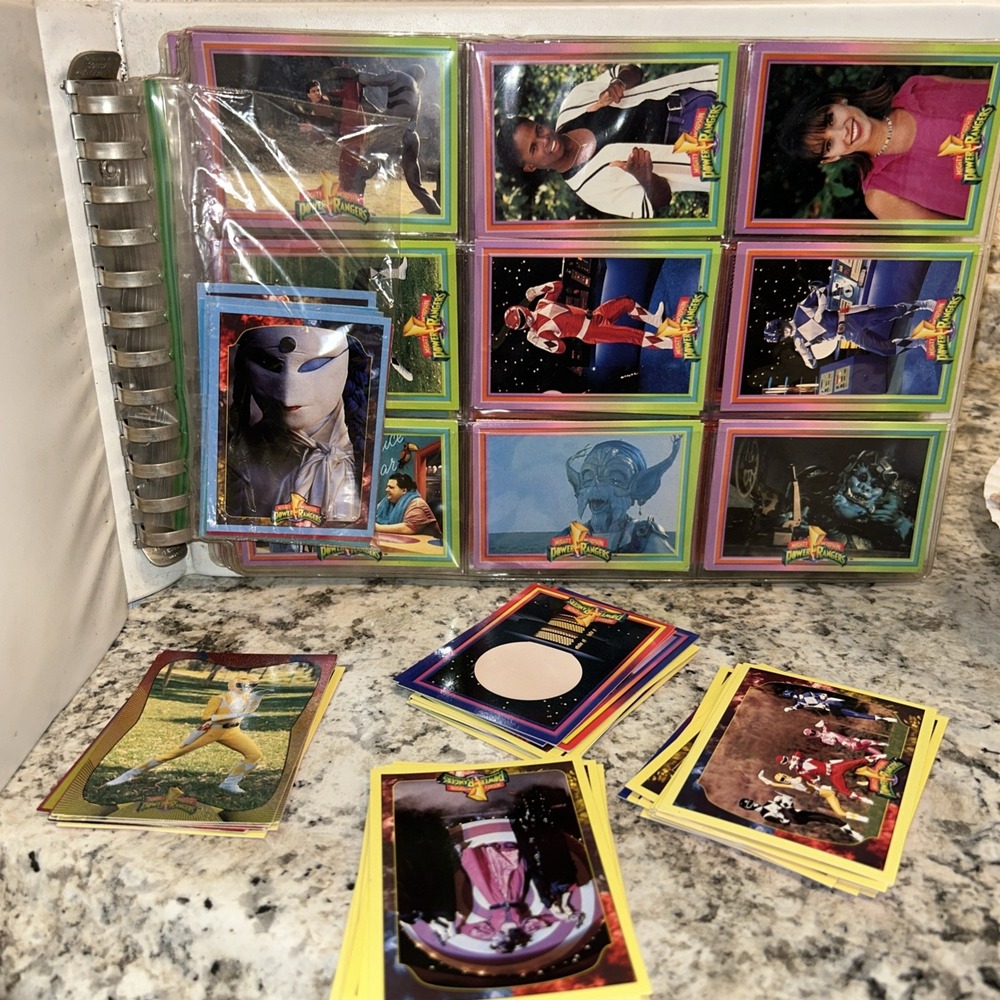 1994-95 Power Rangers Card sets 120+ Power Some Foil/Holos